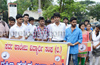 Students protest in city demanding CBI probe into Nanditha case